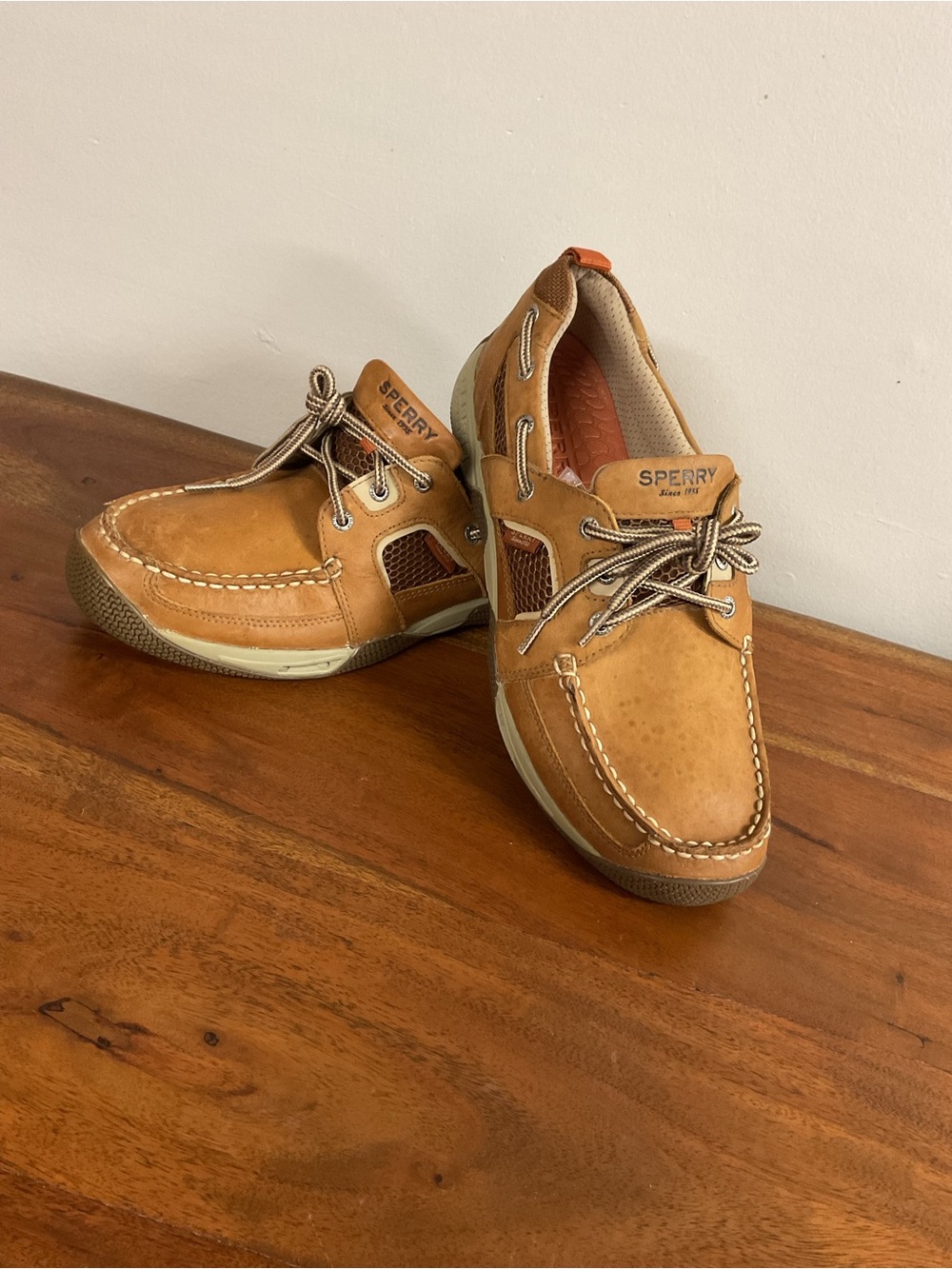 Sperry Top-Sider Men's Sea Kite Sport Moc Boat Shoes - Tan